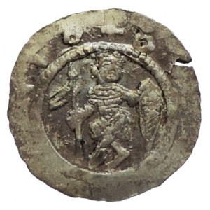 Soběslav I. 1125-1140, denár Cach 572 nastř.