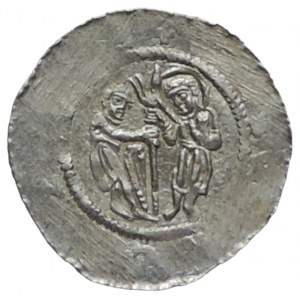 Vladislav II. 1140-1172, denár Cach 587 b.zn. 0