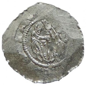 Vladislav II. 1140-1172, denár Cach 587 b.zn. 0