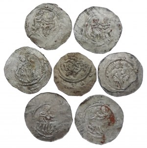 Moravia, 12th century coin convolut, Denár C 532 4* (3x)