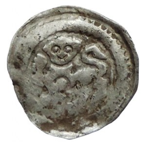 Přemysl Otakar II., moravský denár Cach 906
