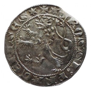 Václav II. 1278-1305, pražský groš Sm. 2 nep.ned.