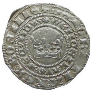 Wenceslas II. 1278-1305, Prague groschen Sm. 2 dr.ned.