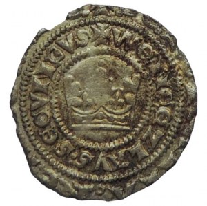 Wenceslas II. 1278-1305, Prague groschen Sm.2 trimmed 2