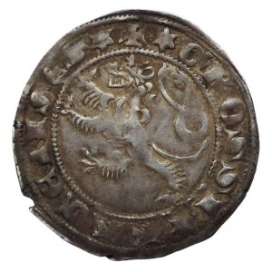 Václav II. 1278-1305, pražský groš Sm.4