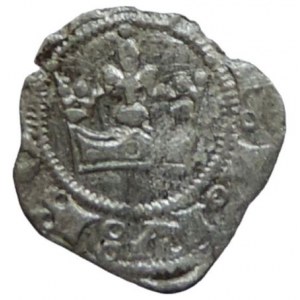 Václav II. 1278-1305, parvus koruna/lev Sm. 2