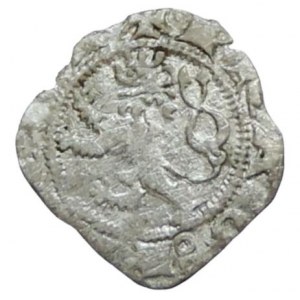 Václav II. 1278-1305, parvus koruna/lev Sm. 2