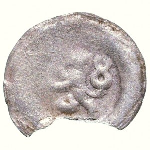 Charles IV., hollow penny with lion