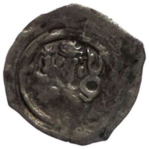 Václav IV. 1378-1419, peníz se lvem a čtyřrázem na rubu 0