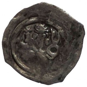 Wenceslas IV. 1378-1419, a penny with a lion and a four-pointed dragon on the reverse 0