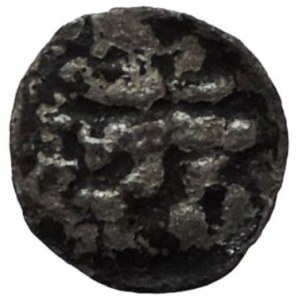Jošt, markrabě moravský 1375-1411, haléř korunované IO/kříž