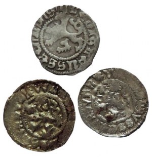 Vladislav II. Jagellon 1471-1516, penny blanc double face 2pcs + penny blanc simple face
