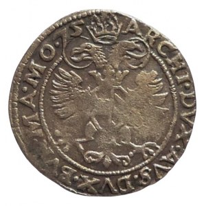 Maxmilián II. 1564-1576, bílý groš 1575 Jáchymov-Geitzkofler