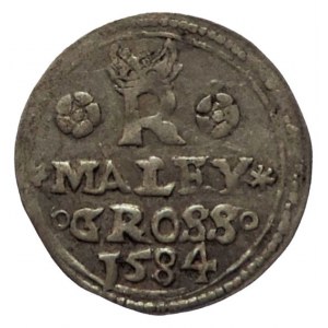 Rudolf II. 1576-1611, small groschen 1584 Jáchymov-Hofmann