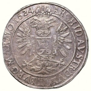 Ferdinand II. 1619-1637, thaler 1624 Prague-Suttner