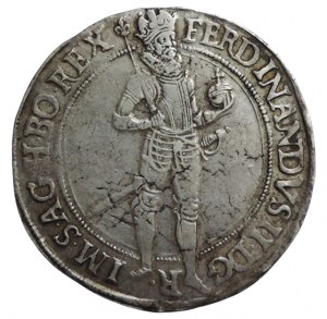 Ferdinand II. 1619-1637, thaler 1624 Kutná Hora-Hölzl