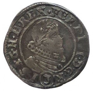 Ferdinand II. 1619-1637, 3 krejcar 1637 Kutná Hora-Geronis