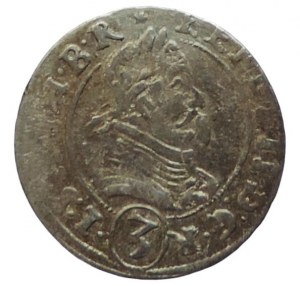 Ferdinand II. 1619-1637, 3 krejcar 1630 Olomouc-Fritsch