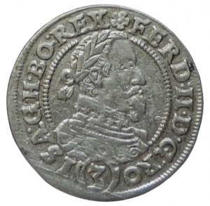 Ferdinand II. 1619-1637, 3 krejcar 1630 PH Vratislav-Hema