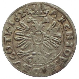 Ferdinand II. 1619-1637, 1 krejcar 1624 BZ Olomouc-Zwirner