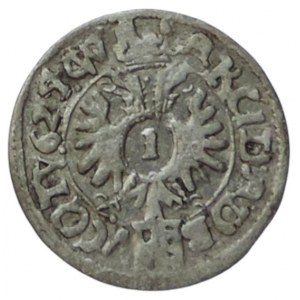Ferdinand II. 1619-1637, 1 krejcar 1624 B/CW Brno-Wohnsiedler MKČ 889 patina