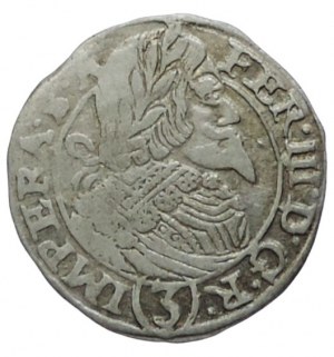 Ferdynand III. 1637-1657, 3 krejcar 1641 Praga-Wolker