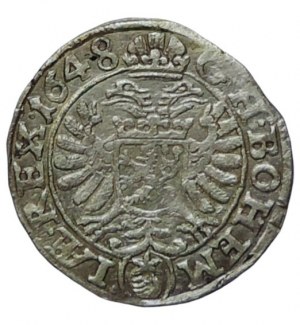 Ferdynand III. 1637-1657, 3 krejcar 1648 Praga-Wolker