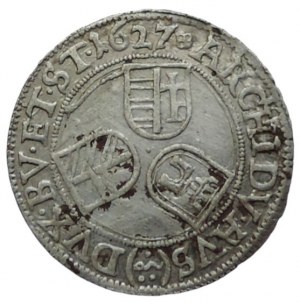 Ferdinand III. 1637-1657, 3 krejcar 1627 Kladsko-Huser+Peter