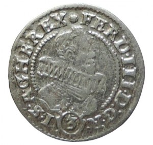 Ferdinand III. 1637-1657, 3 krejcar 1637 Kladsko-Rossner