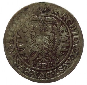 Leopoldo I. 1657-1705, XV krejcar 1664 FBL Kladsko-Lisola