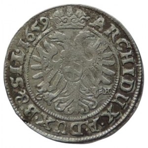 Leopold I. 1657-1705, 3 krejcar 1659 Vratislav-Hübner