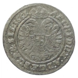 Leopold I. 1657-1705, 3 krejcar 1661 GH Vratislav-Hübner