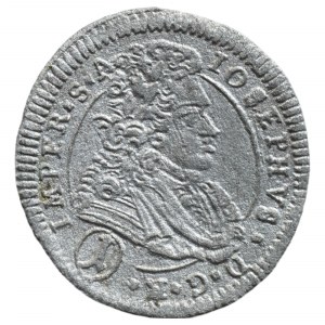 Josef I. 1705-1711, 1 krejcar 1707 Kutná Hora-Wohnsiedler