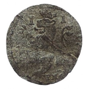 Josef I. 1705-1711, 1/2 krejcar 1710 či 1711 PM provisorium