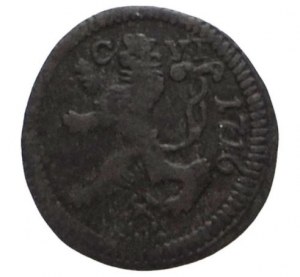 Charles VI. 1711-1740, 1/2 krejcar 1716 Kutná Hora-Wohnsiedeler R