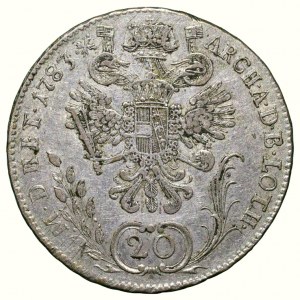Giuseppe II. 1780-1790, 20 krejcar 1783 C