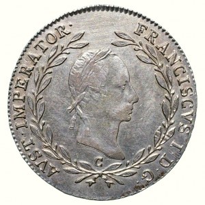 Francis II 1792-1835, 20 krejcar 1830 C