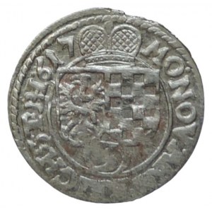 Lehnice-Břeh, Johann Christian a Jiří Rudolf, 3 krejcar 1617 BH Kopicki 5003 nep.ned.