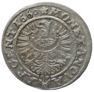 Lehnice-Breh, Christian 1654-1672, 3 krejcar 1660 E-W