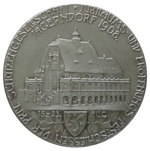 Liechtenstein Johan II., AE medal silver plated