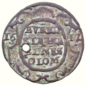 Hradisko u Olomouce, klášter, Jan Lefnar z Majetína, úředník kláštera, Cu žeton 1612