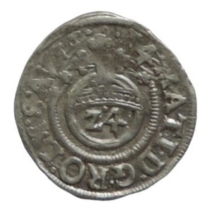 Magdeburg archbishop, Christian Wilhelm 1598-1631, 1/24 tol. 1614 with title. Rudolf II. SJ 4122/2193 head of the Moor