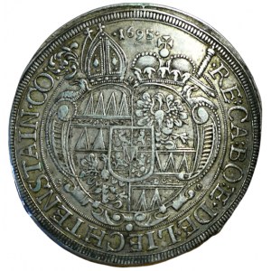 Olomouc biskupství, Karel II. Lichtenstein 1664-1695, , tolar 1695 SAS SV-400