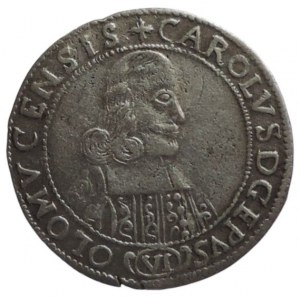 Olomouc biskupství, Karel II. Lichtenstein 1664-1695, VI krejcar 1665 SV-339