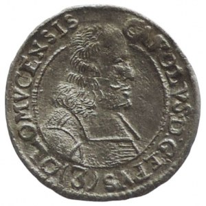 Olomouc biskupství, Karel II. Lichtenstein 1664-1695, 3 krejcar 1670 SV-324 úzké poprsí