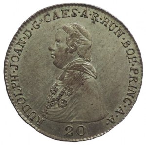 Archevêché d'Olomouc, Rudolf Jan, 20 krejcar 1820 SV-1201 juste.