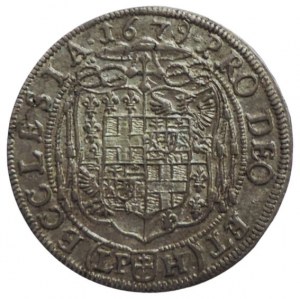 Biskupstwo wrocławskie, Fryderyk von Hessen 1671-1682, XV krejcar 1679 LP-H Kopicki 6915