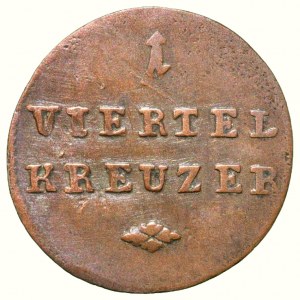 Würzburg, Ferdinand von Osterreich 1806-1814, 1/4 kreuzer 1811