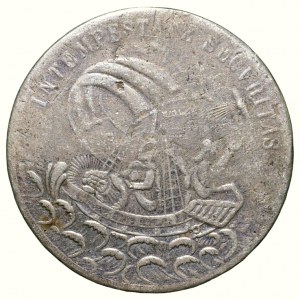 Medaglia ecclesiastica, medaglia di San Giorgio b.l. - San Giorgio a cavallo che combatte con un drago