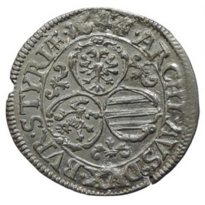Ferdinand III. 1637-1657, 3 krejcar 1644 Graz